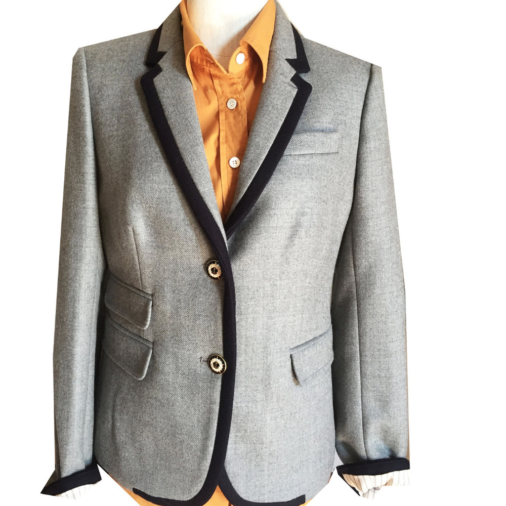 J Crew Gray Wool Schoolboy Blazer NWT!